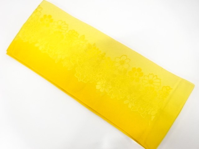 JAPANESE HANHABA OBI / WOVEN FLOWER